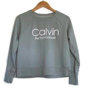 Calvin Klein Performance Sage Green Crewneck Sweatshirt Size Medium